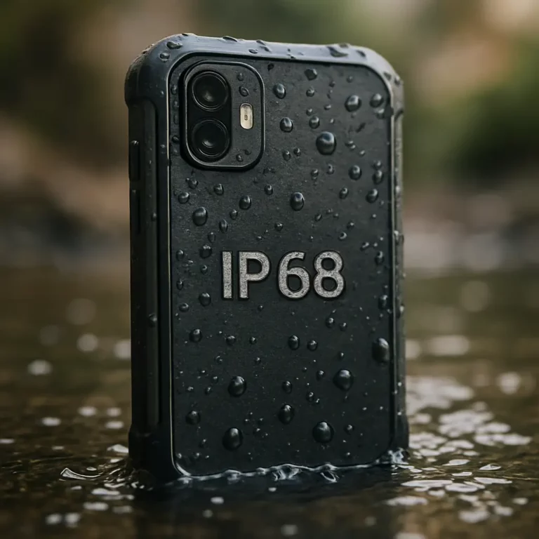 IP68 ready handheld smartphone device